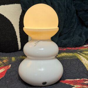 Room Essentials™ Battery-Operated Modern Orb Table Lamp, White